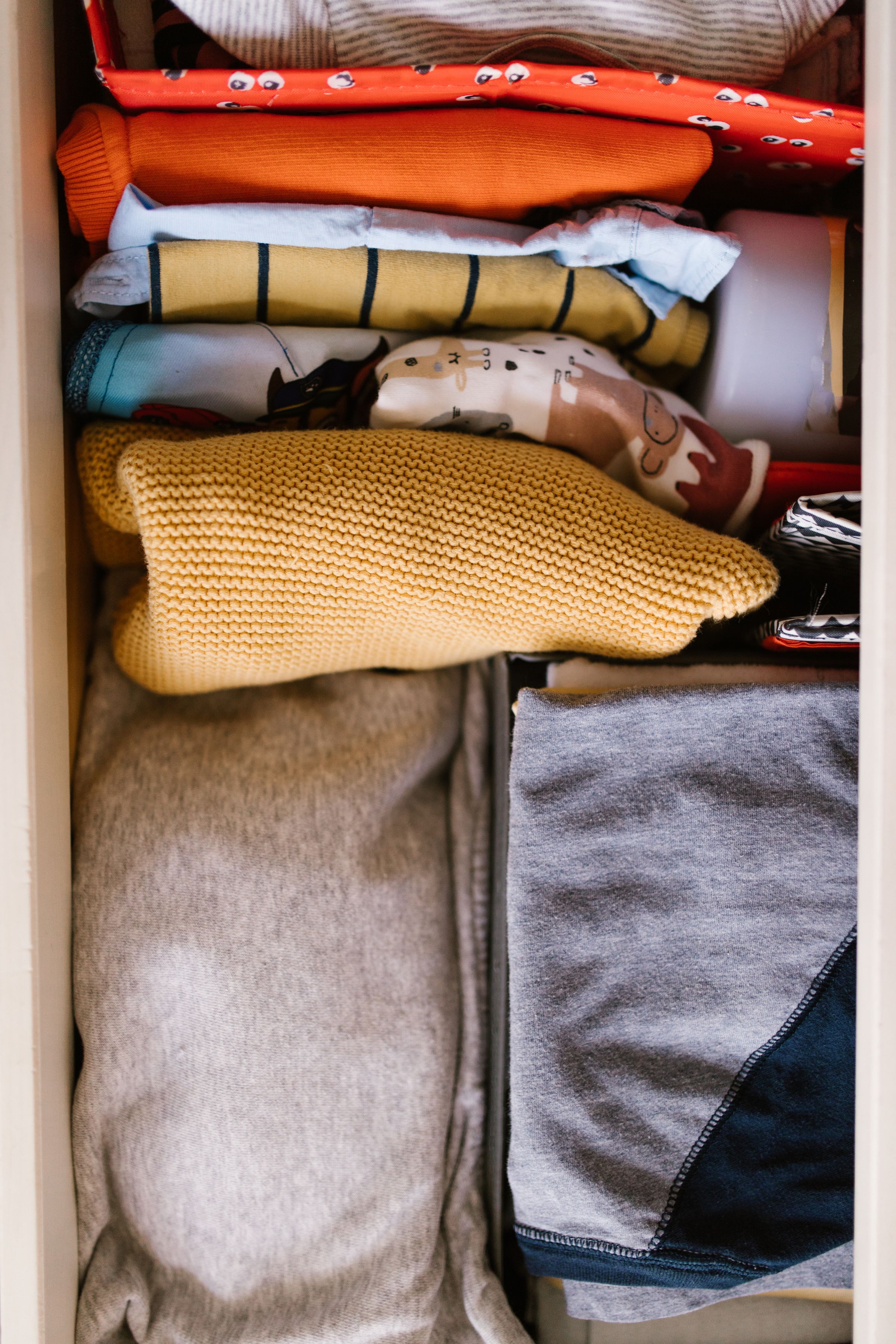 Folded kidswear