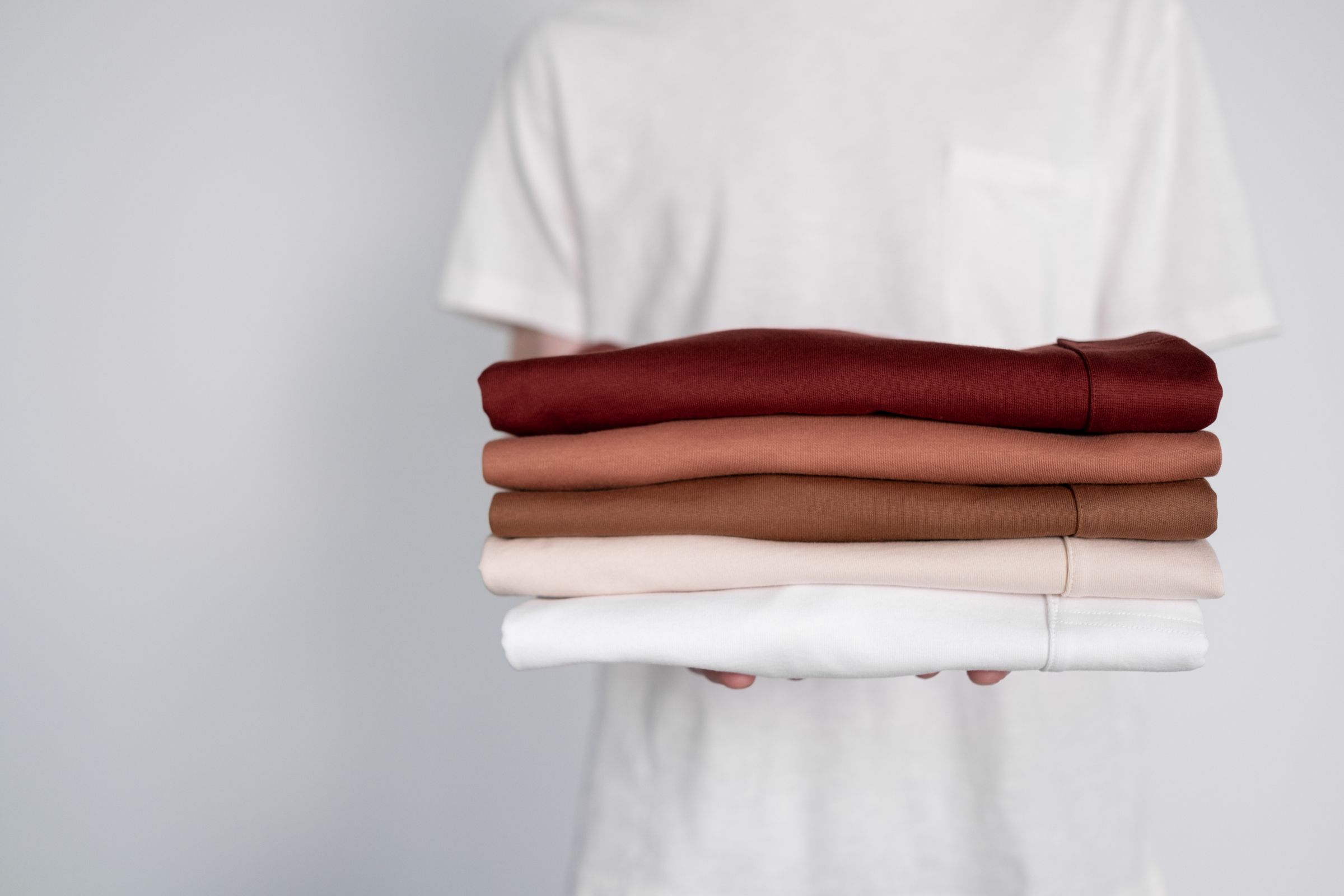 Folded menswear